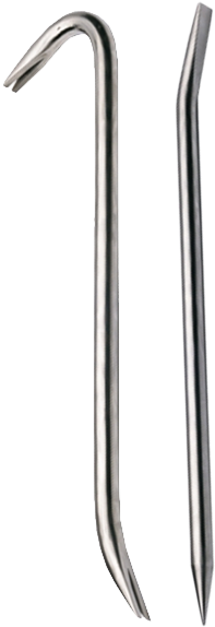 These Are Both Titanium Crowbars, 18" Long, And I Am - Zombie Squad (240x576), Png Download