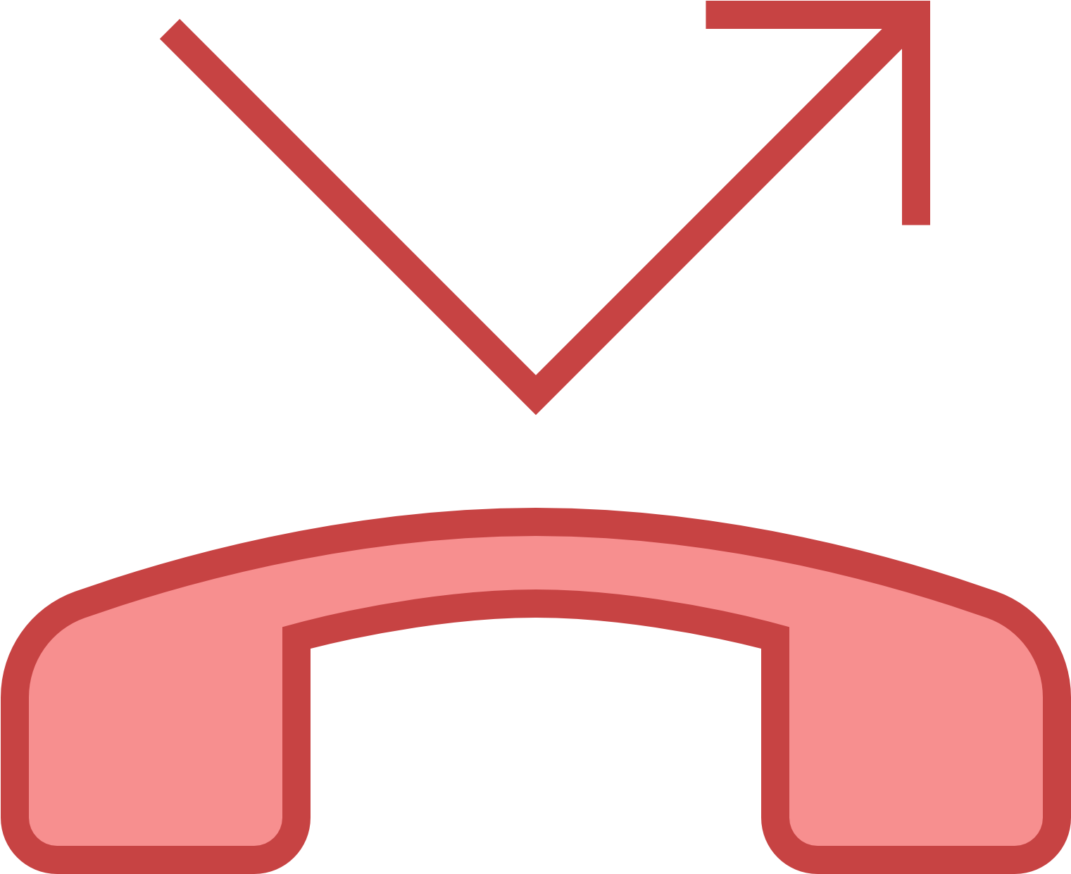 Missed Call Icon - Samsung Missed Call Icon (1600x1600), Png Download