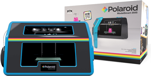 A State Of The Art Plug And Play Desktop 3d Printer - Polaroid Modelsmart 250s 3d Printer (608x319), Png Download
