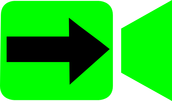 This Free Clipart Png Design Of Video Out Call Icon (600x353), Png Download