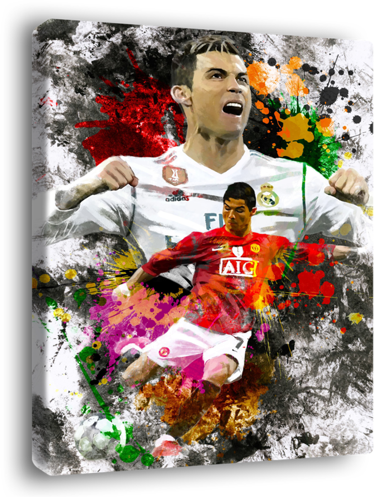 Cristiano Ronaldo Canvas - Micromax Canvas 1 (832x1024), Png Download