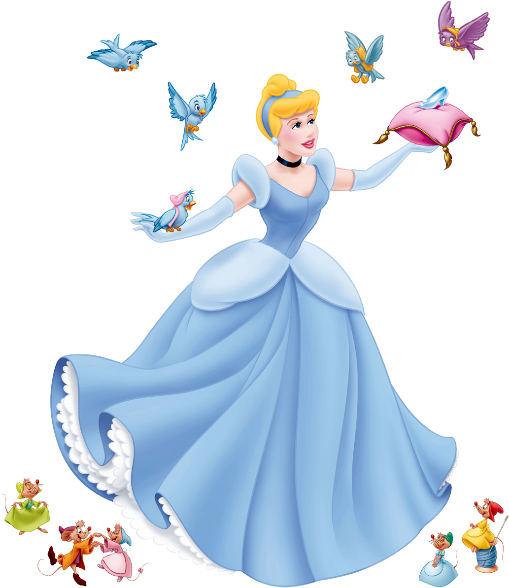 Disney Cartoon Blue Bird Bkmn Clip Art Library - Cinderella Characters Clipart Png (1050x1236), Png Download