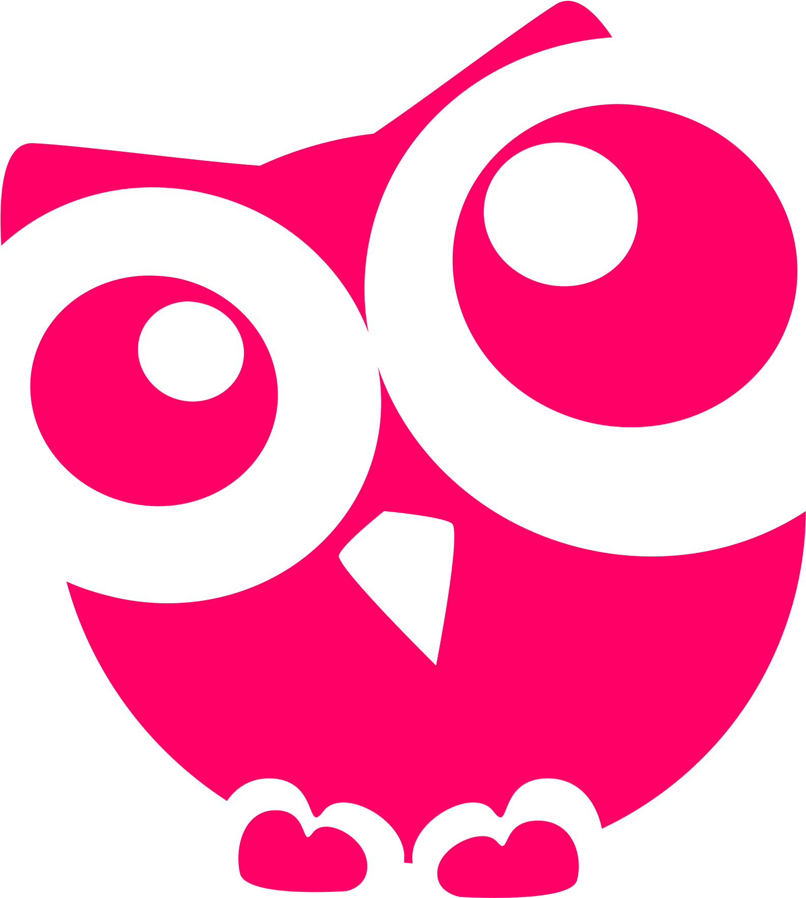 Owl Animation Cartoon Bird Painting - Owl Animation (750x750), Png Download