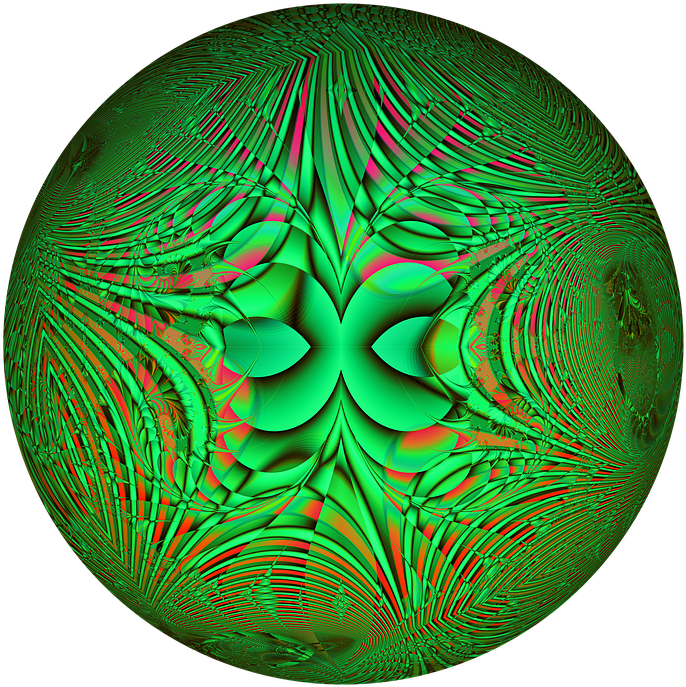 Fractal Abstract Png Pic - Abstract Ball Png (720x720), Png Download