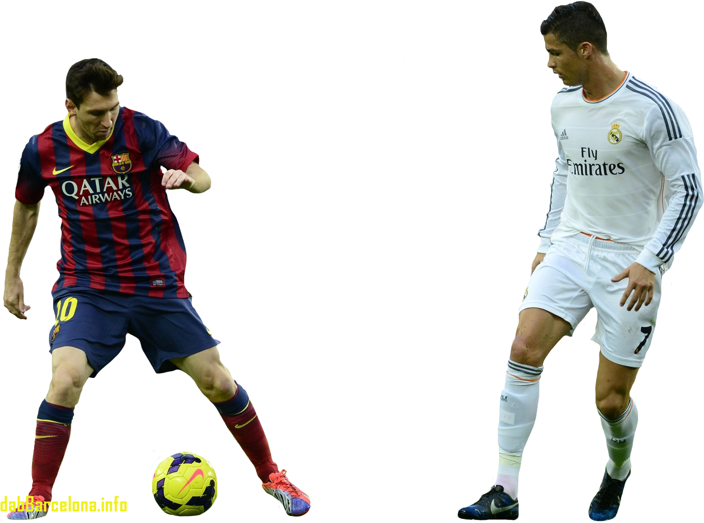 Awesome Cristiano Ronaldo Vs Messi All Time Statistics - Cristiano Ronaldo Vs Messi Png (1427x1046), Png Download