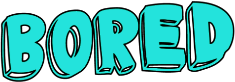 Bored Sticker - Bored Tumblr Png (495x297), Png Download