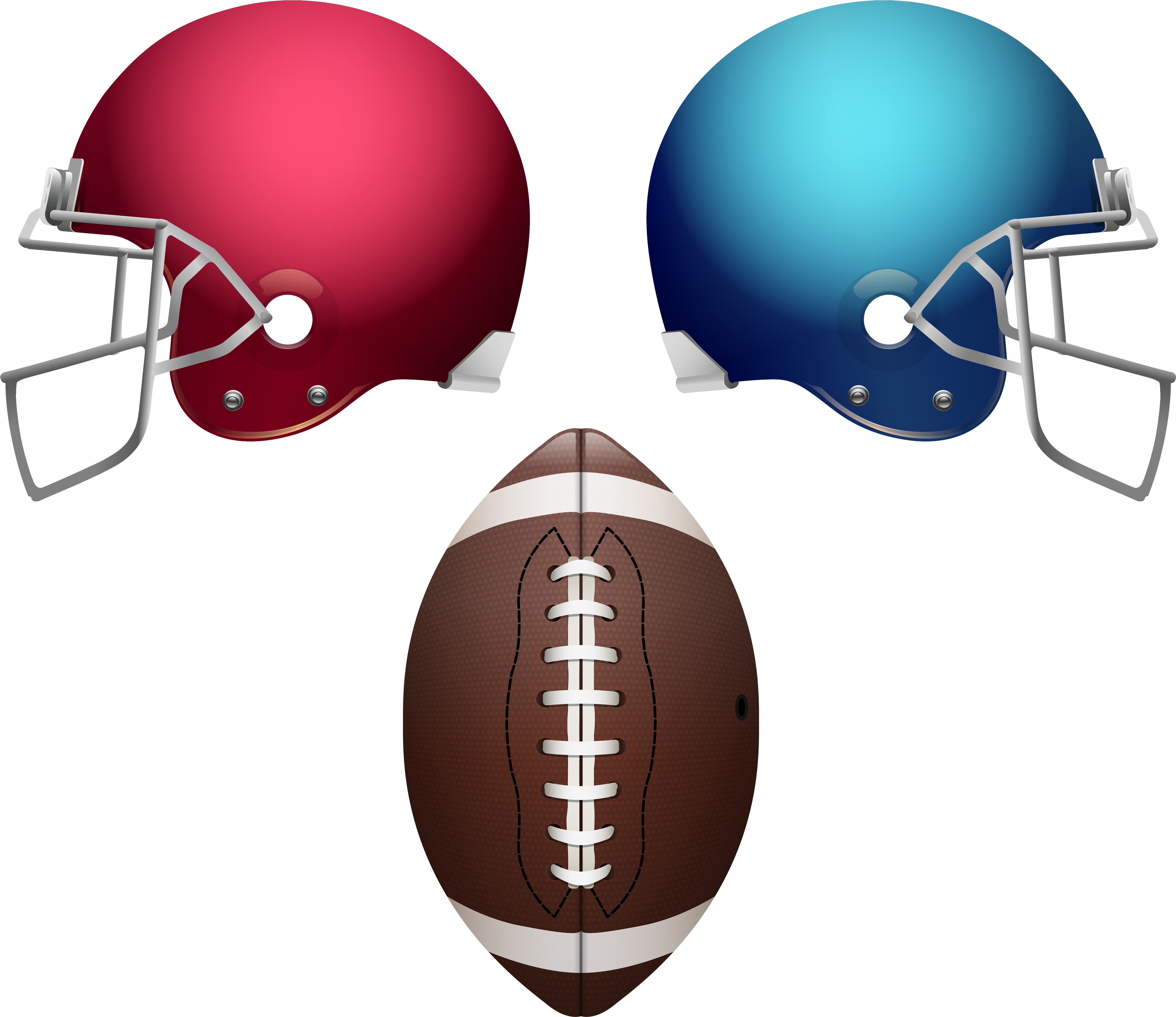 Football Set Png Clipart - Teth (5000x4347), Png Download