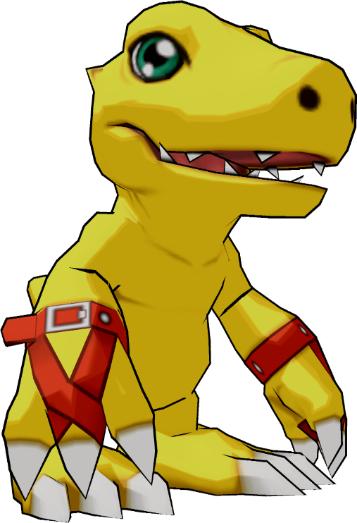 Agumon Png - Digimon Savers Another Mission Agumon (507x742), Png Download