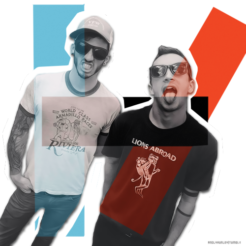 My Edits Twenty One Pilots Tyler Joseph Josh Dun 21p - Josh Dun (500x500), Png Download