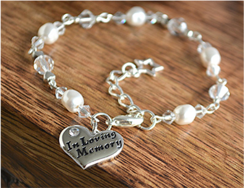 Loving Memory - Bracelet With Swarovski Elements (564x381), Png Download