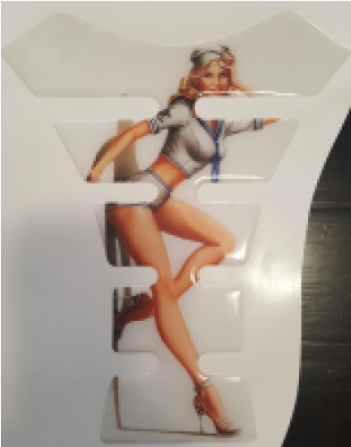 6"x 4" Inches Sexy Sailor Pin Up Girl Decal/sticker (500x500), Png Download