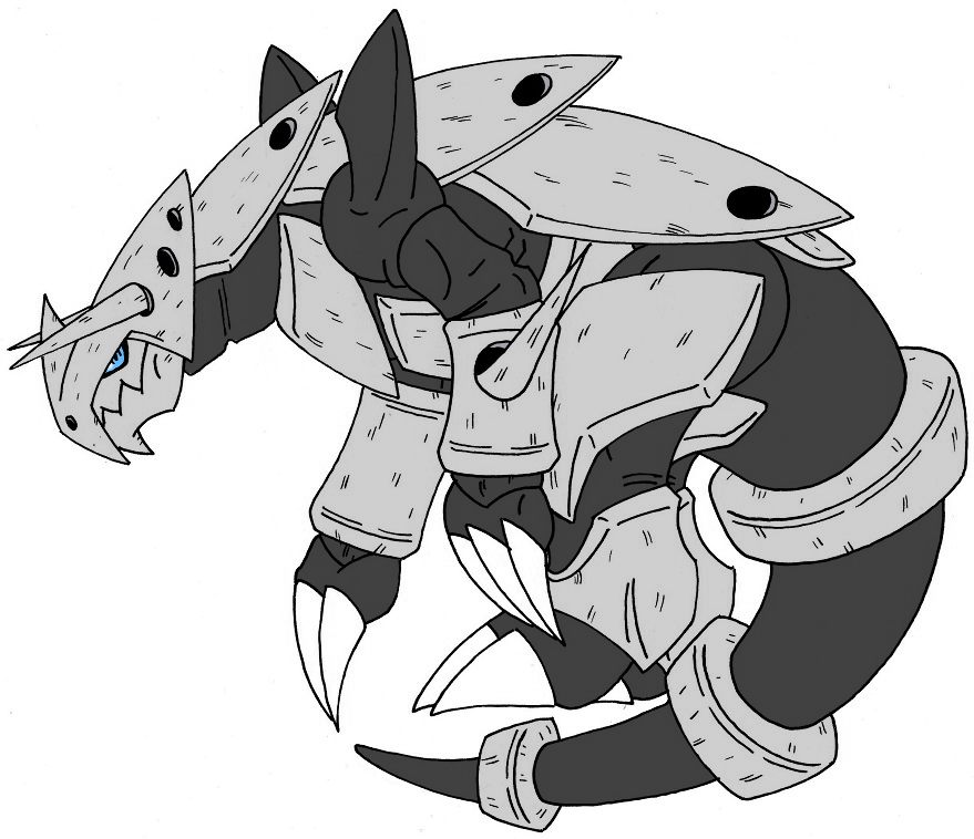 One Of My Best Friends Said That Aggron Was Now His - Mega Mega Aggron (879x758), Png Download