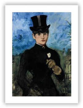Horsewoman, Fullface - Edouard Manet Portrait Paintings (350x350), Png Download
