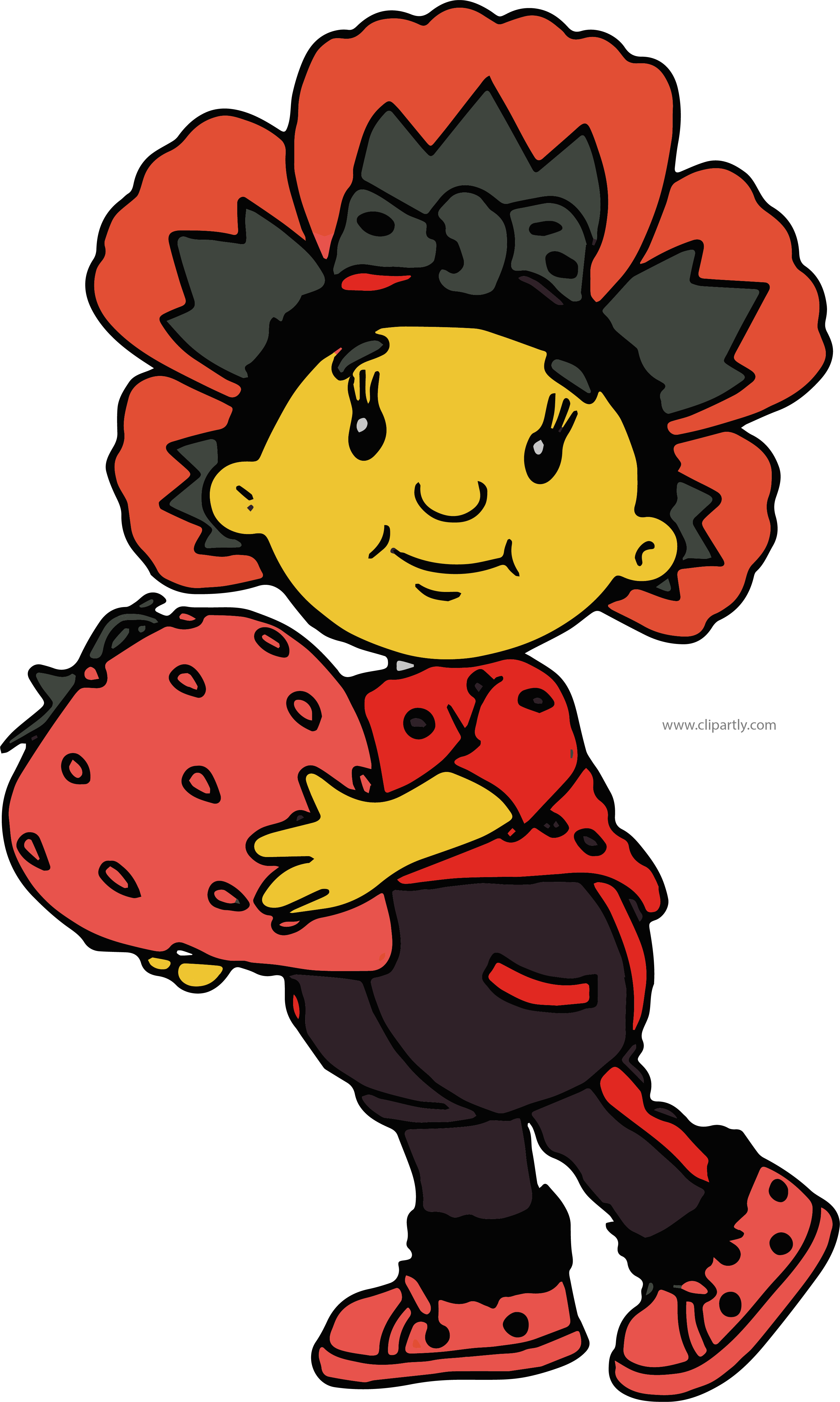 Fifi Cherry Clipart Png - Poppy From Fifi And The Flowertots (2843x4744), Png Download