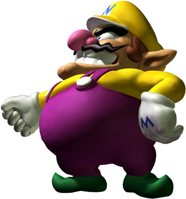 Wario - Waluigi Wario Gay (398x445), Png Download