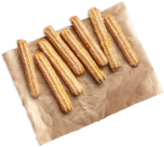 Chocolate - Churro (562x495), Png Download