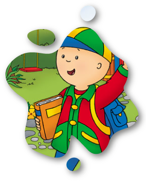 Caillou - Caillou Playschool Adventures Dvd - 12 Great Stories (300x450), Png Download