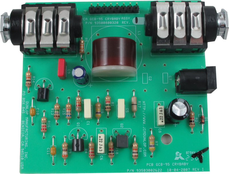 Dunlop, For Crybaby Image - Cry Baby Wah Pcb (800x609), Png Download