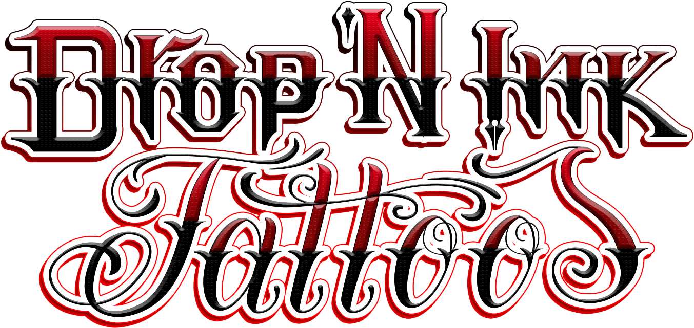 Drop N Ink Tattoos - Calligraphy (1511x888), Png Download