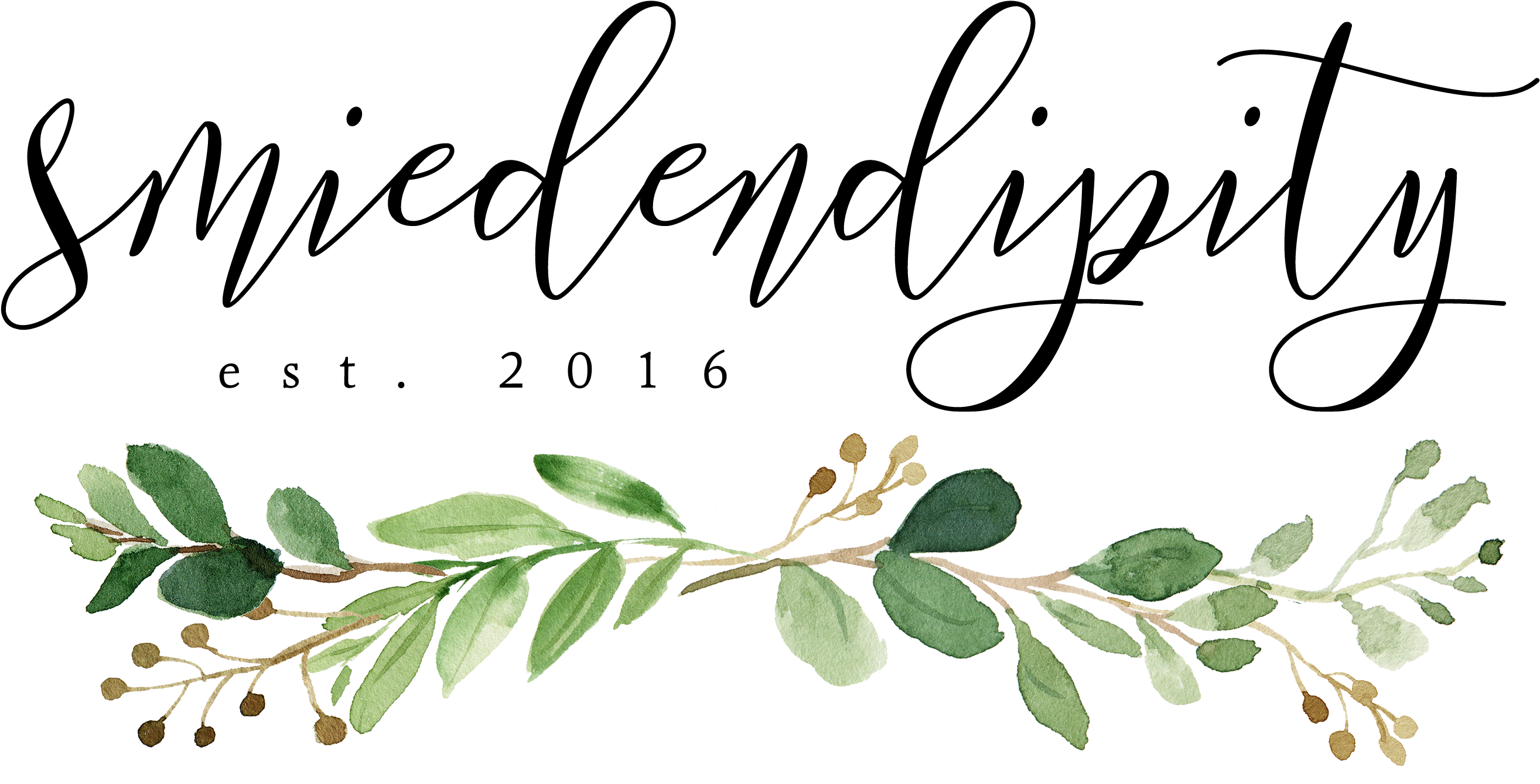 Smiedendipity - Bridal Shower Calligraphy Png (3000x1554), Png Download