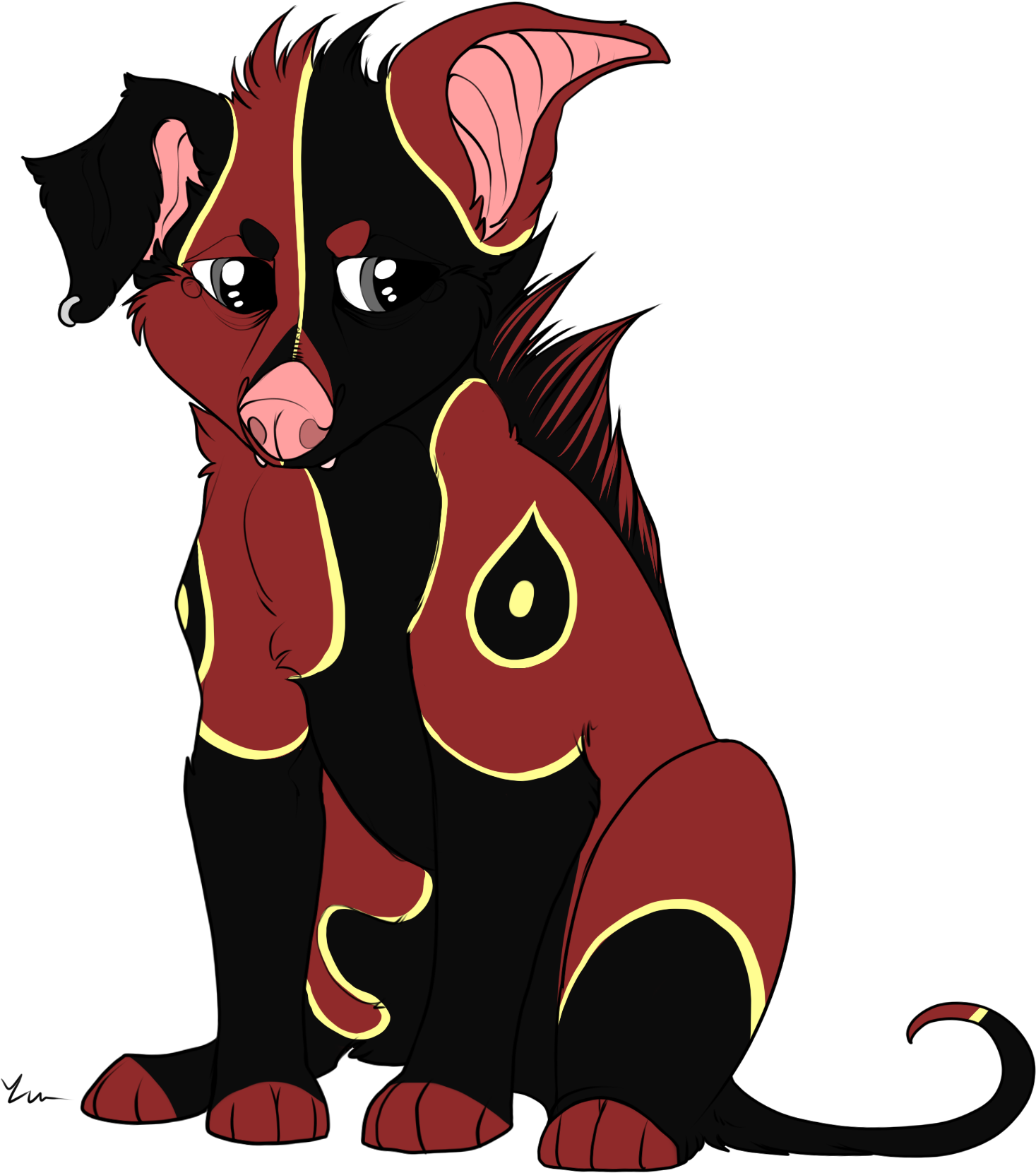 Crybaby - Cartoon (1657x1905), Png Download