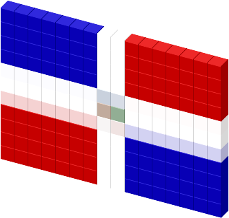 View Favicon On T-shirt - Flag Of The Dominican Republic (340x431), Png Download
