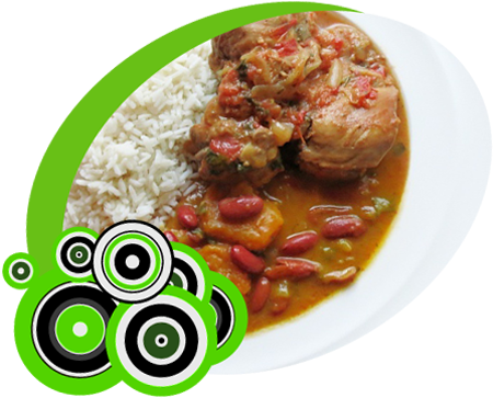 Deléitese Con Una Bandera Dominicana Madrid¡exquisito - Platos De Comida Dominicano Png (490x400), Png Download