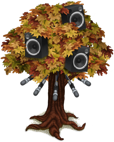 Shugabush Island Big Tree - Tree (371x479), Png Download