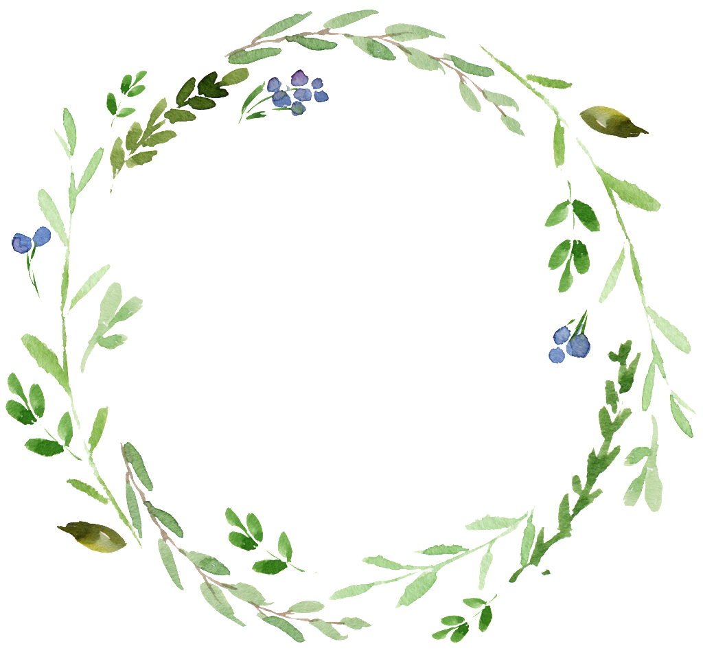 Leaf Wreath Cartoon Transparent - Something Brewing Baby Shower Invites (1024x960), Png Download