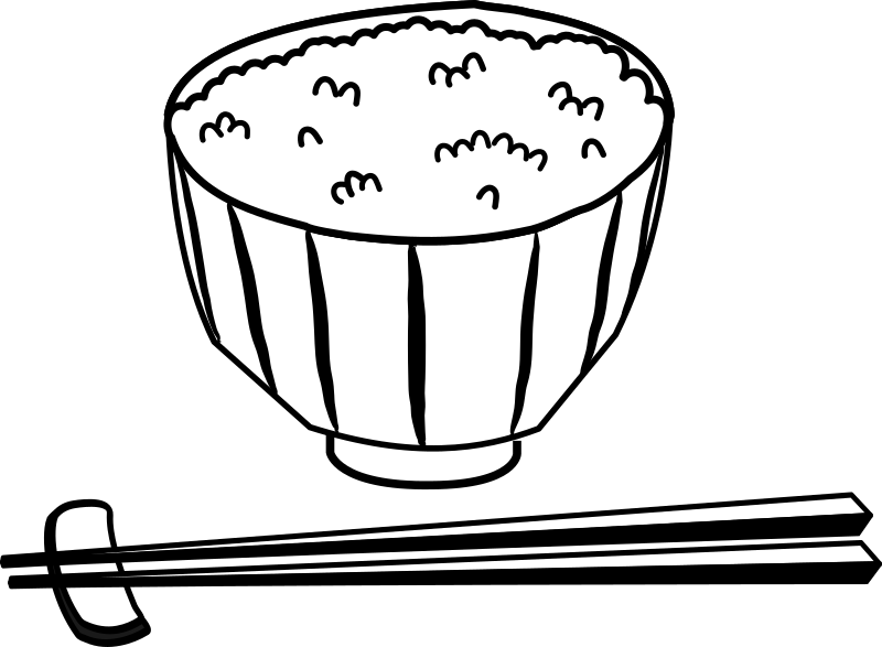 Medium Image - Rice Drawing Easy (800x587), Png Download