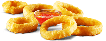 Onion Rings 5 Pcs - Mcd Onion Rings Png (380x380), Png Download