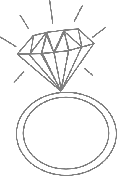 Diamond Ring-nicole Clip Art - Engagement Rings Clipart (396x594), Png Download