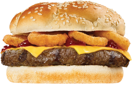 Onion Rings Png Onion Ring Burger Gallery - Burger Ring Burger King (460x413), Png Download