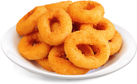 Bread-crumbed Onion Rings - Food (500x500), Png Download