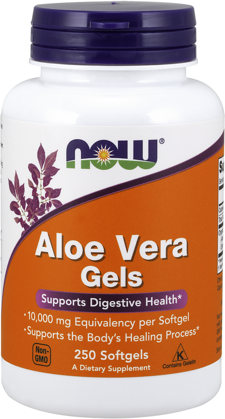 Aloe Vera 10,000 Mg - Now Foods - Aloe Vera Gels 10,000 Mg Equivalency - (481x880), Png Download