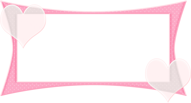 Sv/ps] Odd Shape Pink Hearts Border By Maiichu On Deviantart - Drawing (900x506), Png Download