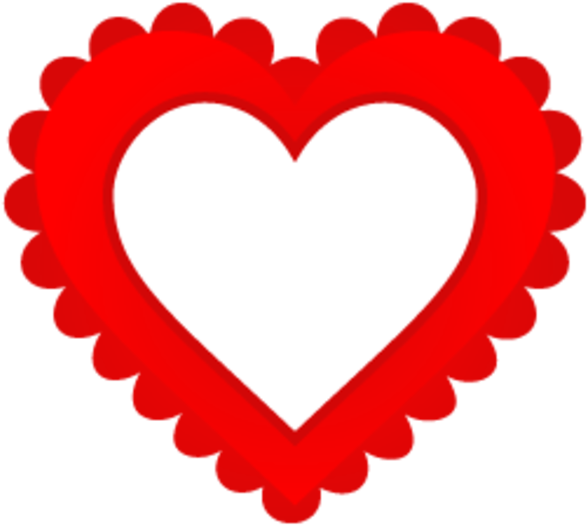 Empty Heart Clip Art Empty Heart 256 Image - Empty Heart Png (600x600), Png Download