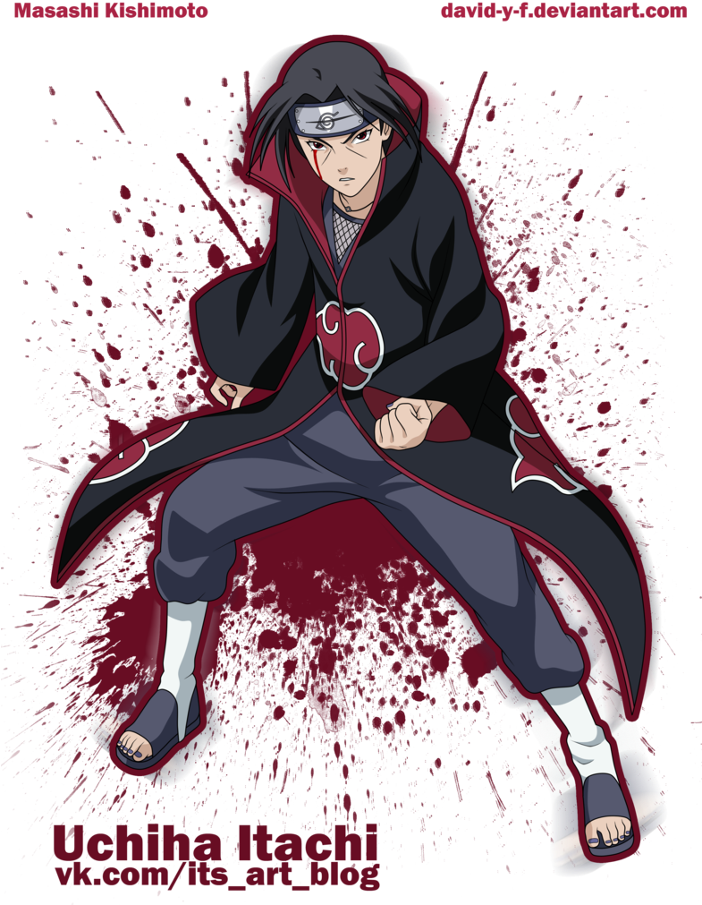 Itachi Uchiha [naruto Shippuuden] By Davidyf On Deviantart (784x1019), Png Download