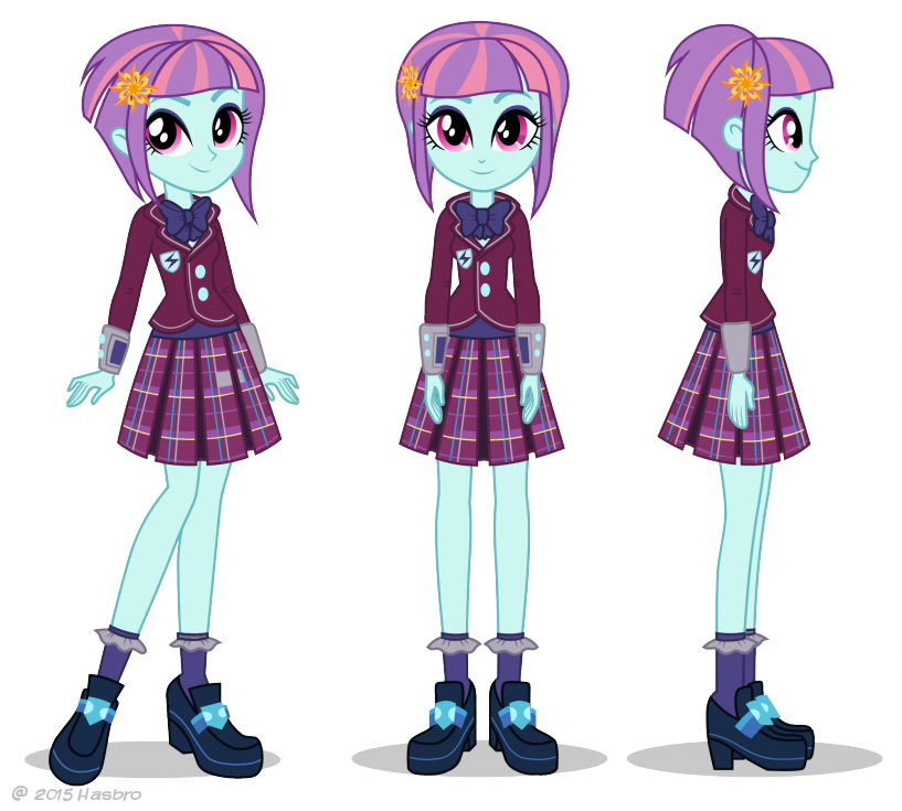 Friendship Games Sunny Flare Turnaround Art - My Little Pony Equestria Girls Friendship Games Vector (817x735), Png Download