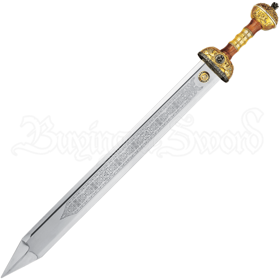 Gold Julius Caesar Sword - Sword Gold (550x550), Png Download