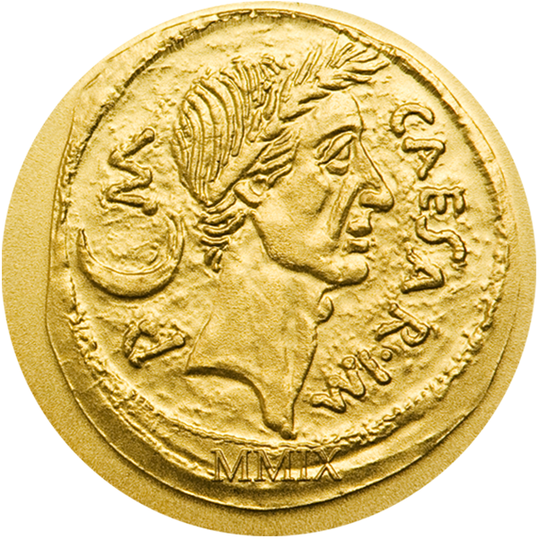 Julius Caesar, Cit Coin Invest Trust Ag / B - Caesar Denarius (600x600), Png Download