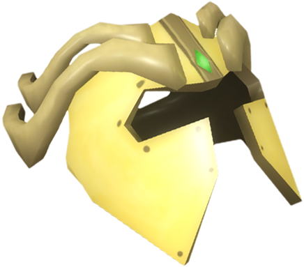 Item Gold Plated Helm - Wikia (475x425), Png Download