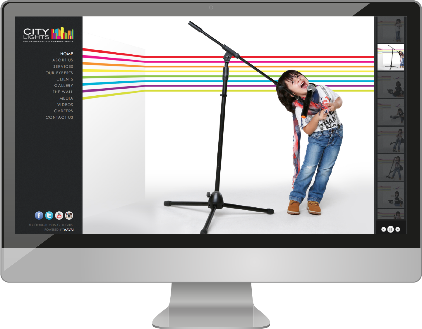 City Lights Event Production & Consultancy - Computer Monitor (1458x1197), Png Download