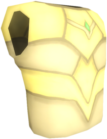 Item Gold Plated Chest - Gold (380x480), Png Download