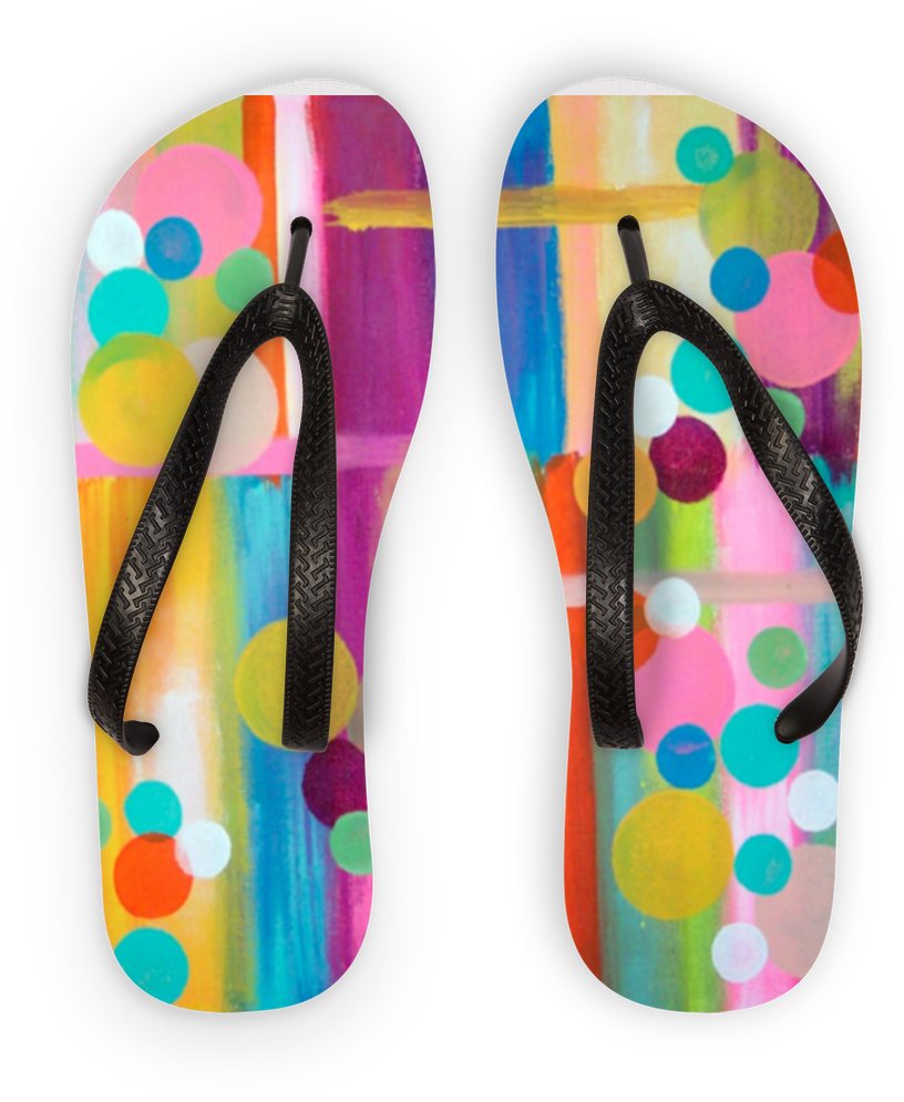 Load Image Into Gallery Viewer, City Lights / All Over - Flip-flops (1024x1024), Png Download