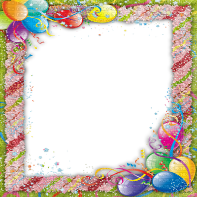 Kaz Creations Deco Background Frame Happy Birthday - Happy Birthday Frame Hd (400x400), Png Download