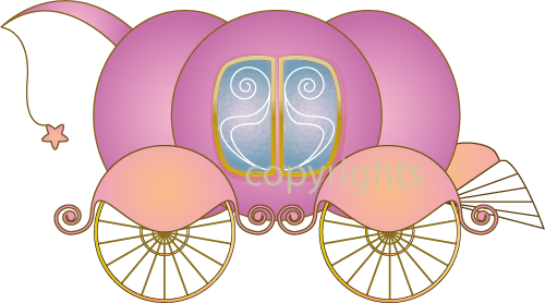 Mystic Castle Vector Design Illustrator Vector Princess - Carriage (500x278), Png Download