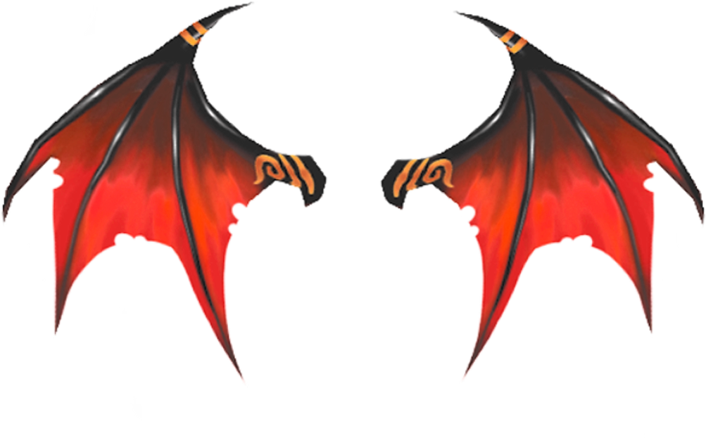 Wings Dragon Dragonwings Demonic Demon Demonwings Freet - Demon Wings (1024x1024), Png Download