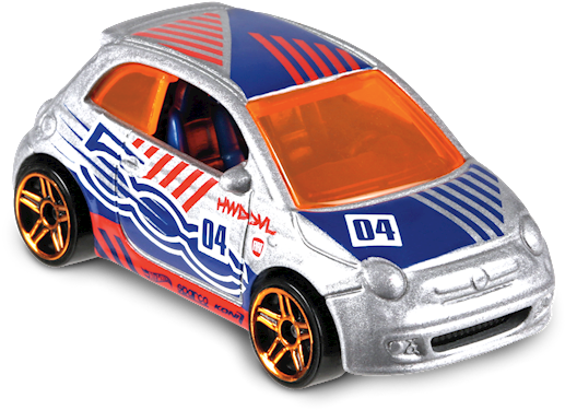 Fiat - Hot Wheels Fiat 500 (892x407), Png Download