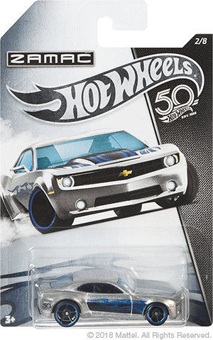 '67 Ford Mustang Coupe - Hot Wheels 50th Anniversary Cars Camaro (300x479), Png Download
